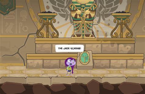 Solving the Riddles of the Scarab Curse Adventure on Poptropica